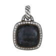 Albion Black Orchid & Diamond Pendant Fashion