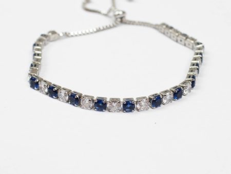 Chic in Sapphire Bracelet - Blue For Cheap