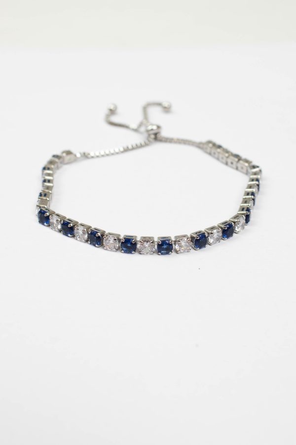 Chic in Sapphire Bracelet - Blue For Cheap