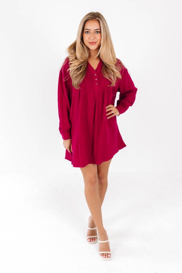 Easy Like Sunday Morning Dress - Plum Supply