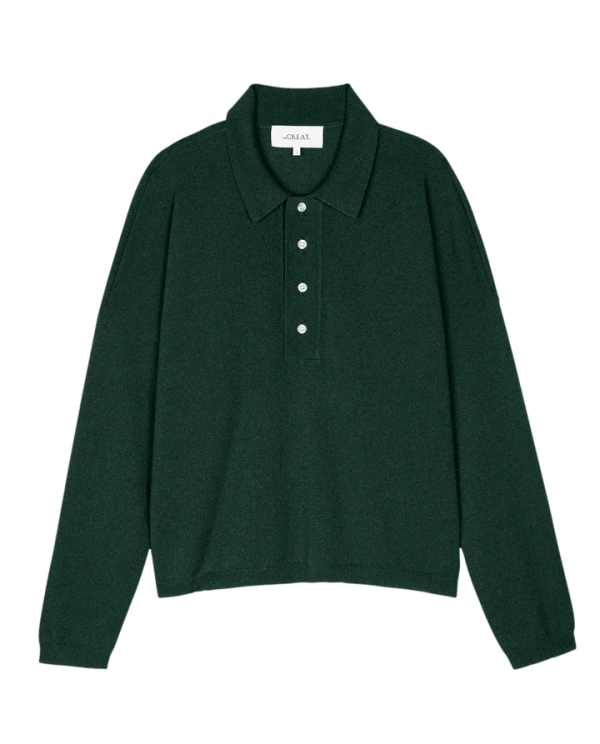 The Cashmere Polo Sweater Online Sale