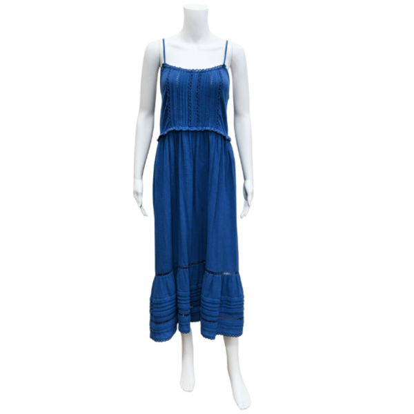 Ayesha Blue Layered Dress Online Sale