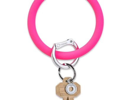 Big O Silicone Key Ring - Tickled Pink Sale