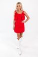 Always Winning Dress - Red Hot on Sale