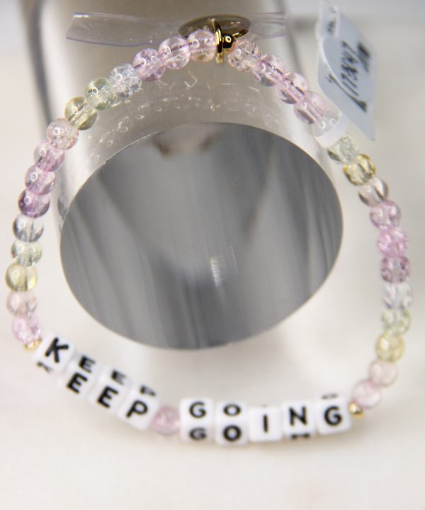 Little Words Project Keep Going Bracelet - White Online Sale