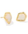 Kendra Scott Framed Tessa Stud Earrings - Iridescent Drusy, Rose Pink OR Light Blue - SELECT COLORS FINAL SALE Online now