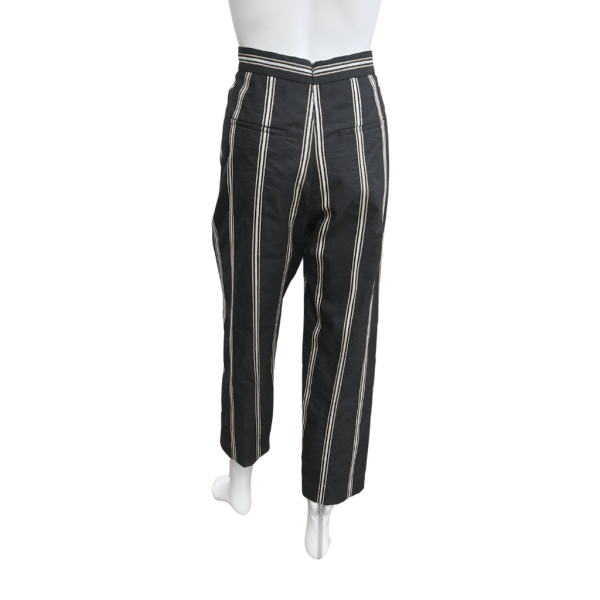 Black Striped Sequin Pants Discount