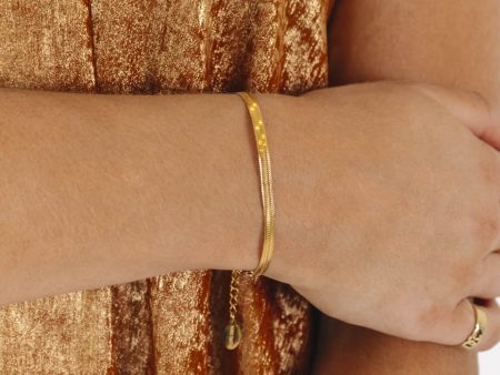 Be Cool Bracelet - Gold Hot on Sale