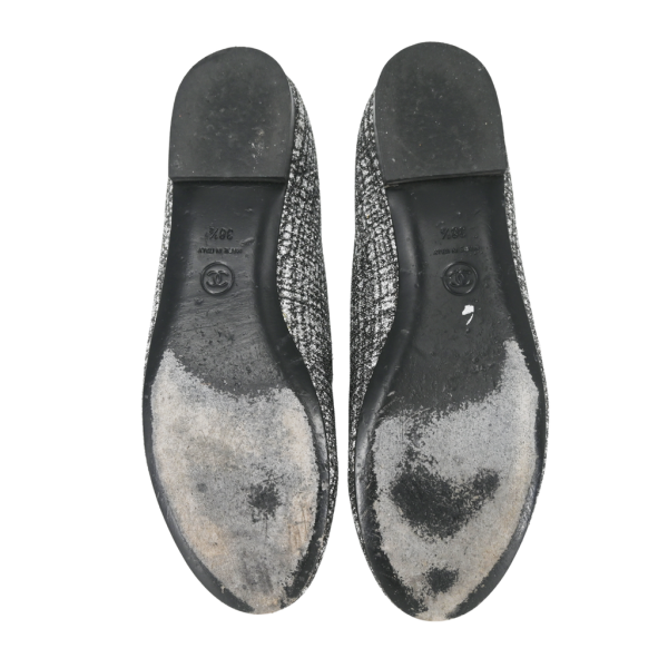 CC Silver Glitter Loafers on Sale