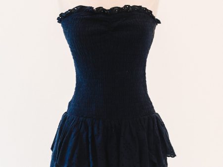 Extra Point Dress - Navy Online