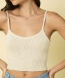 Sweater Camisole Top - Oatmeal - FINAL SALE For Discount