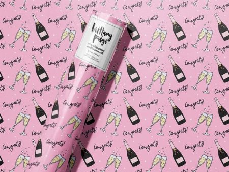 Wrapping Paper - Congrats Champagne - IN STORE PICK UP ONLY Sale