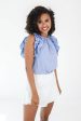 First Day Of Spring Top - Blue Cheap