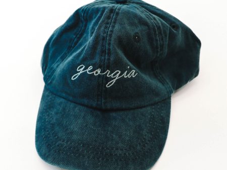 Georgia Ball Cap - Navy Sale