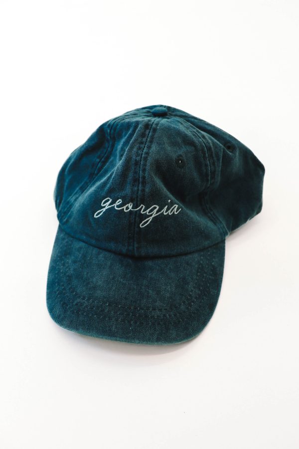 Georgia Ball Cap - Navy Sale