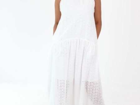 Simple Times Midi Dress - White For Discount