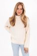 Clock Strikes Midnight Sweater - Cream For Discount