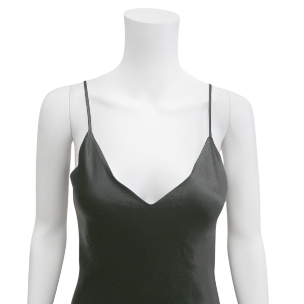 Black Mallory Slip Dress on Sale