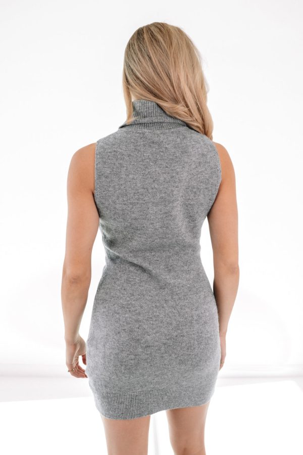 Room For You Sweater Dress - Grey For Discount