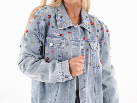 Diamond In The Rough Denim Jacket - Light Denim Online Hot Sale