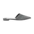 Gray Suede Mules Online now