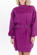 On My Level Sweater Dress - Violet Hot on Sale