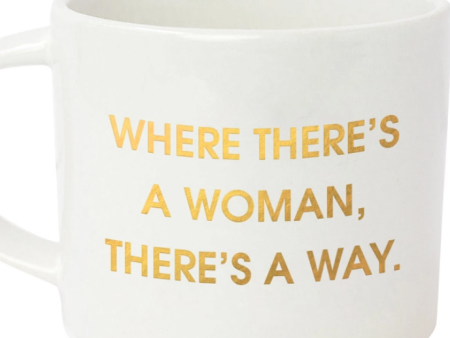 16 oz. Stackable Ceramic Mug - Where There s A Woman Online Sale