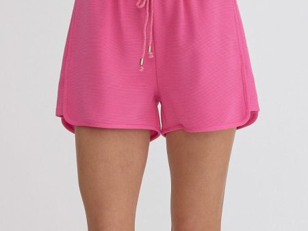 High Waisted Shorts - Hot Pink - FINAL SALE Cheap