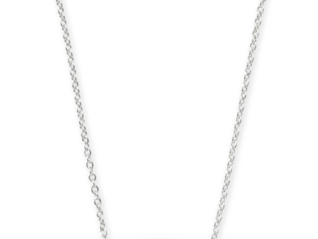 Kendra Scott Elisa Short Pendant Necklace - Silver Azalea Illusion Online