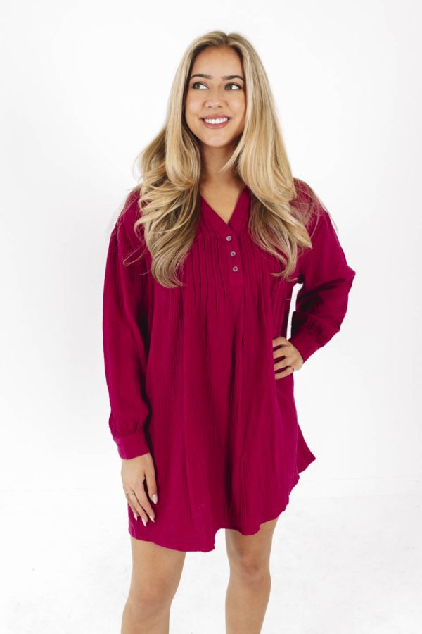 Easy Like Sunday Morning Dress - Plum Supply