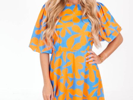 Ready For Retro Dress - Orange Cheap