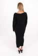 Back To Business Cropped Sweater - Black on Sale