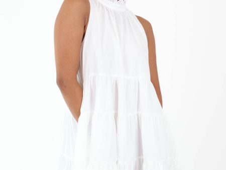 Twirl Around Dress - White Sale