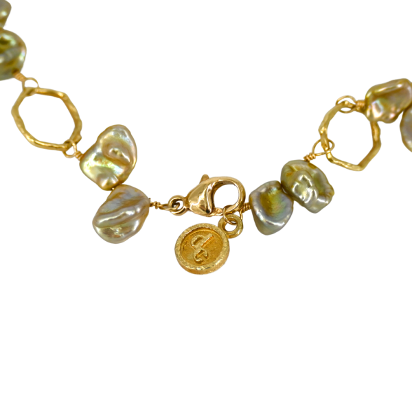 Sage Keshi Pearl Necklace Cheap