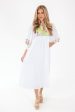 The Clarissa Midi Dress - White For Sale