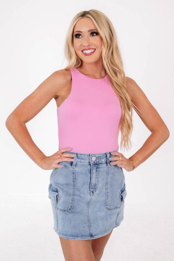 Game Changer Bodysuit - Pink Fashion