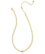 Kendra Scott Abbie Beaded Necklace - Gold Azalea Illusion For Sale