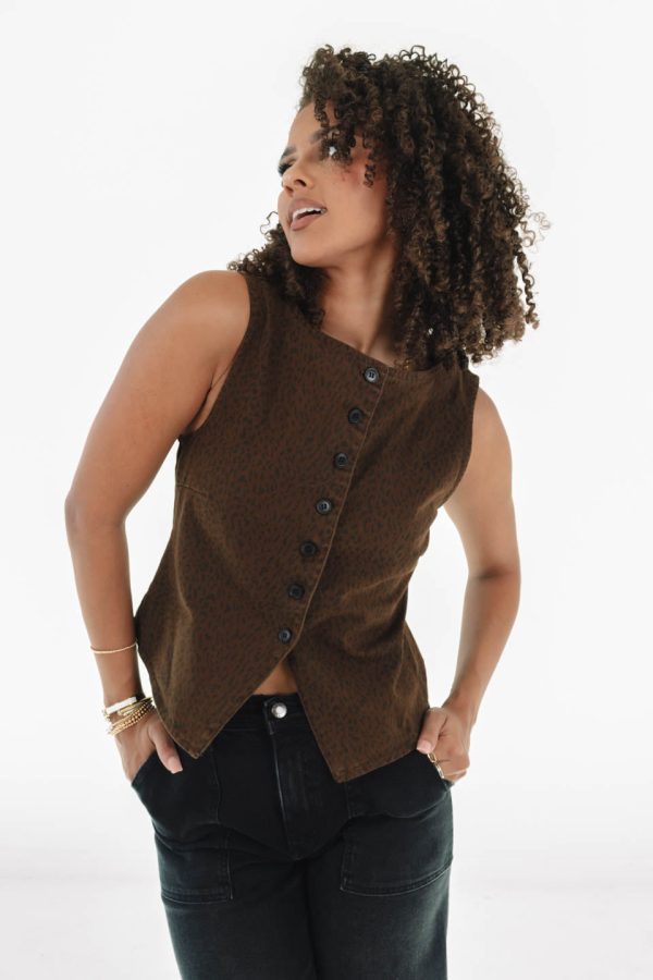 In My Wild Era Top - Brown Online now