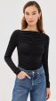 Ruched Long Sleeve Top For Discount