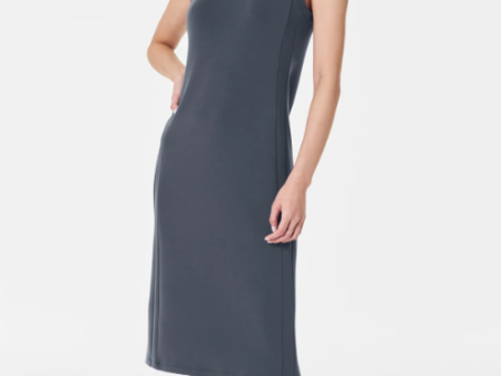 Spanx AirEssentials Tank Midi Dress - Dark Storm - FINAL SALE For Sale