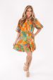 The Paloma Belted Dress - Multi Cheap