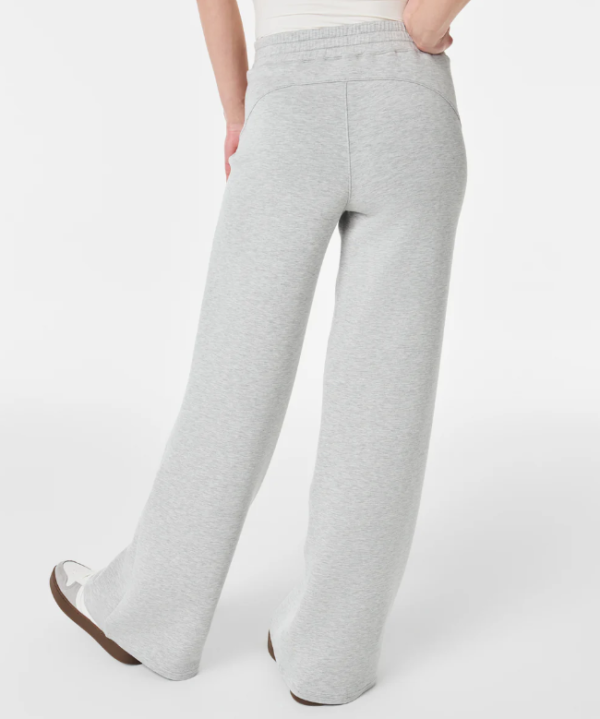 Spanx AirEssentials Wide Leg Pants - Light Heather Grey For Cheap