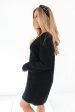 Off To Ontario Sweater Dress - Black Online Sale