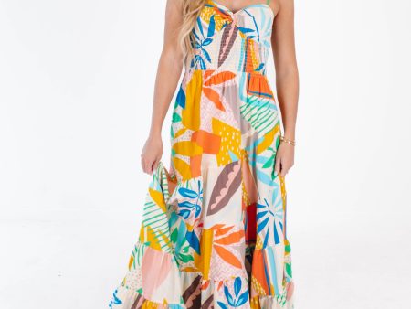 Paradise Calling Maxi Dress - Multi For Sale