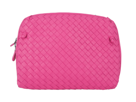 Nodini Pink Intrecciato Crossbody Bag on Sale