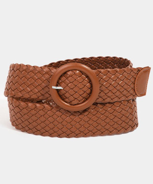 Braided Belt - Camel For Cheap