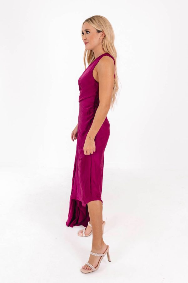 Dream Destination Dress - Magenta Online Sale