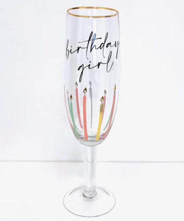 Oversized Champagne Glass - Multi Birthday Girl Online