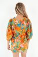 The Paloma Puff Sleeve Tunic - Multi For Sale