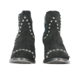 Suede & Velvet Studded Booties Cheap